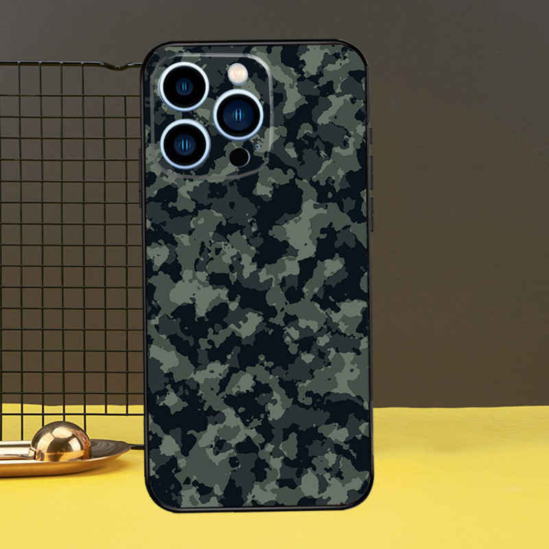 เคสลายพรางเหมาะสำหรับ iPhone สำหรับ iPhone 15 13 12 11 PRO MAX
