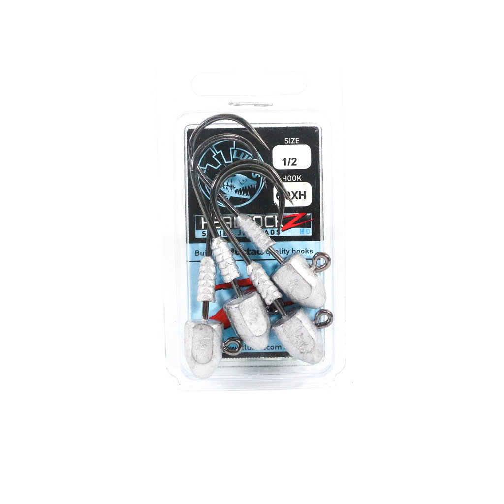 Tackle Tactics TT Headlockz HD Jig Head 1/2 oz 6/0 H 4/แพ็ค (3221)
