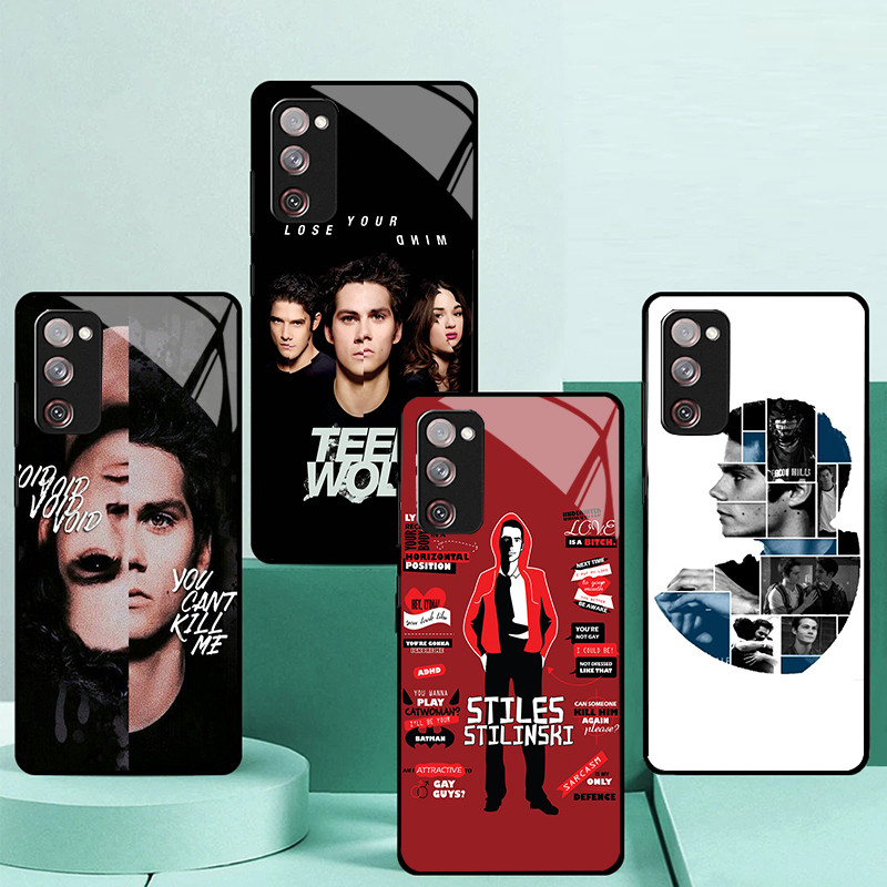 Dylan OBrien Teen Wolf กระจกเทมเปอร์เคสโทรศัพท์สําหรับ Samsung Galaxy S24 Ultra S23 Fe S22 Plus S21 