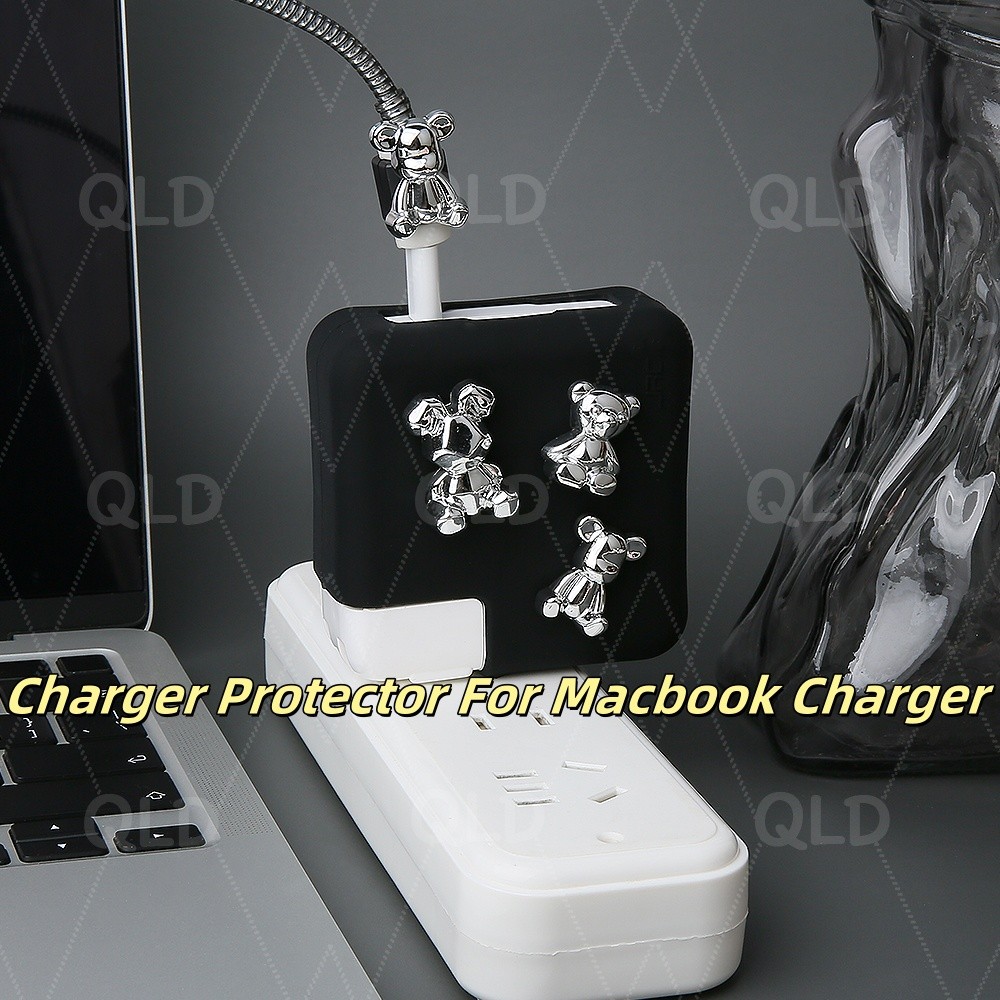 สีน้ําเงินเข้ม balck Charger protector ชุด 2.8 M Cable protector สําหรับ macbook Fast Charging 29 W 