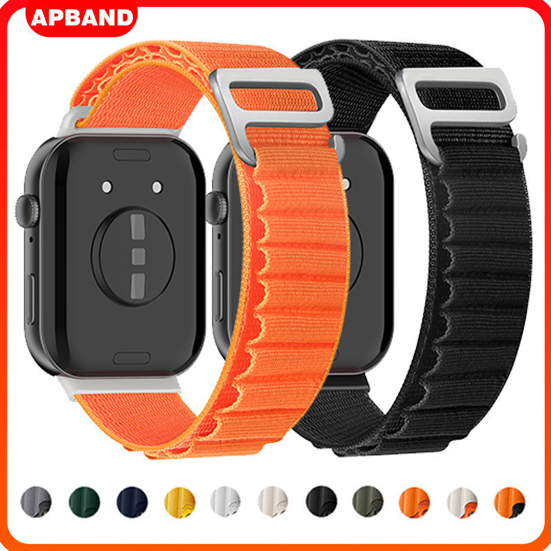 สายไนลอน Alpine Loop for Huawei Fit 4/4 Pro  สายคล้องคอกีฬาเปลี่ยนสายคล้องคอสร้อยข้อมือนาฬิกาสมาร์ท for Huawei Fit 3