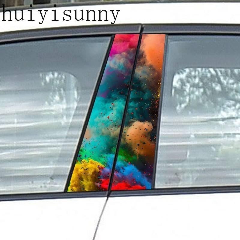 เฮ้ 2พีซี รถคอลัมน์ศูนย์สติกเกอร์เย็นบุคลิกภาพสร้างสรรค์ ข คอลัมน์ฟิล์มป้องกันสติกเกอร์จินksคอลัมน์ศ