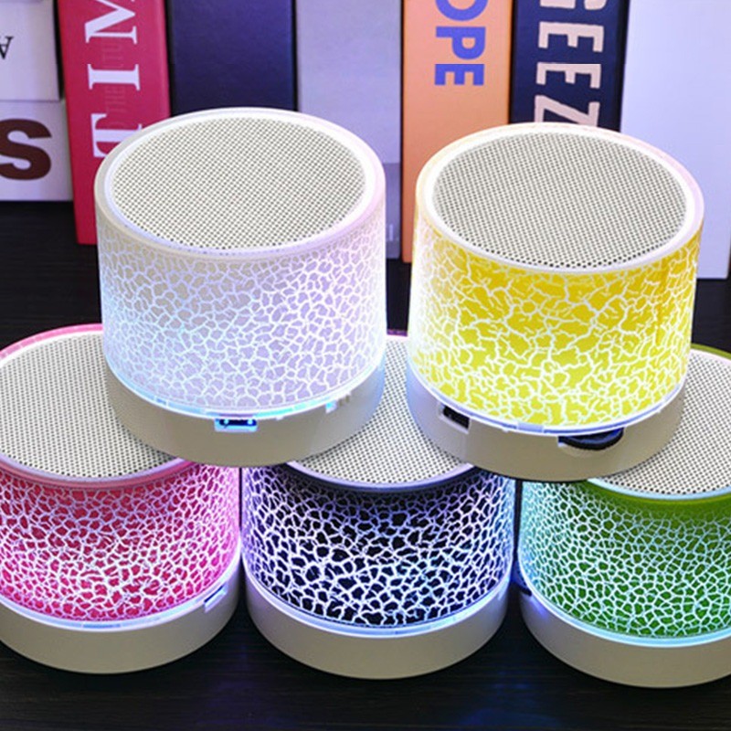 ลําโพงบลูทูธขนาดเล็กแบบพกพาไร้สายเพลงกล่องเสียง บลูทูธ สําหรับระบบซับวูฟเฟอร์เครื่องเล่น Mp3 แฮนด์ฟร