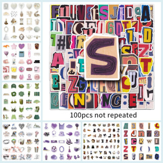 สติ๊กเกอร์กราฟฟิตี้ 50/60/100 ชิ้น ตกแต่งกระเป๋าเดินทาง สมุด…