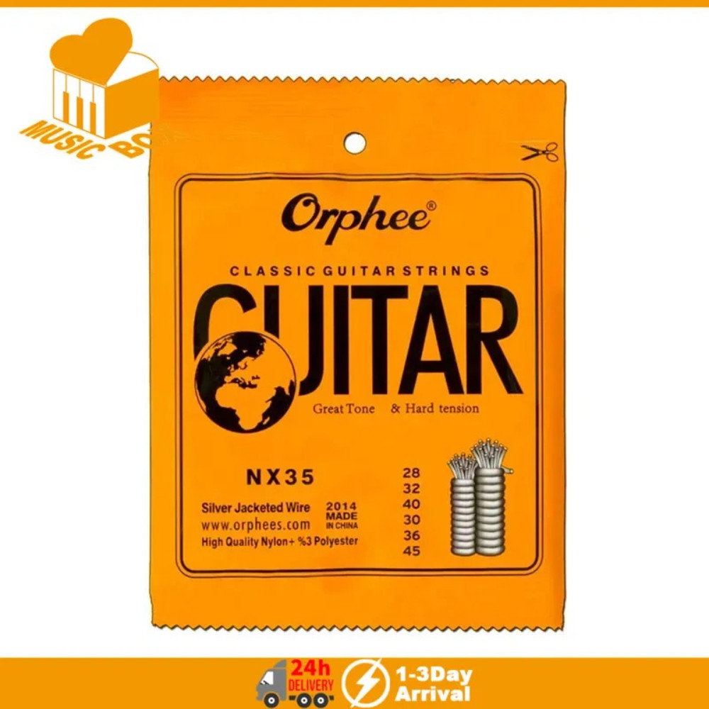 1 ชุด Orphee NX36 NX35 Nylon Classical Guitar Strings 6 ชิ้น Set SC Series String 古 尼龙套