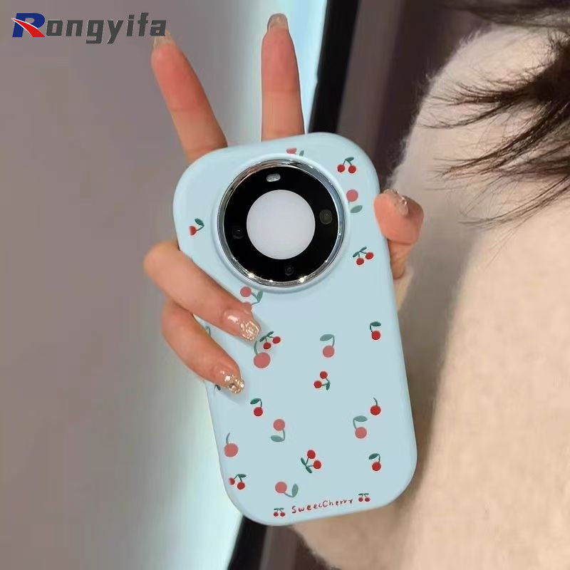 หวานเชอร์รี่เคสโทรศัพท์สําหรับRealme 13 12 11 Pro Plus 9 SE 8 8S 5 Q3 Q3i Q3S Q3T 5Gการ์ตูนน่ารักปลอกสีลูกกวาดกันกระแทกMatteนุ่มปกหลัง ราคา ถูกที่สุด ดีลบีเคเค แกลเลอรีภาพที่ 3