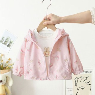 [พร้อมสต็อก] สาวแจ็คเก็ตฤดูใบไม้ผลิฤดูใบไม้ร่วงสาวน้อยคลุมด้…