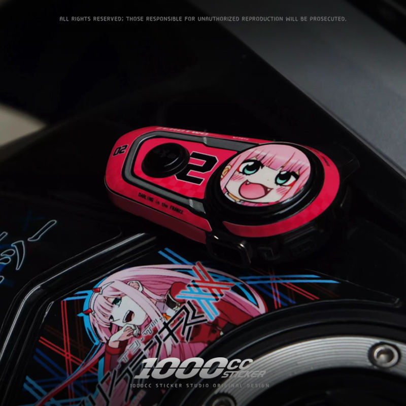 เหมาะสําหรับ VIMOTO V8S V9S หูฟังตกแต่งสติกเกอร์ป้องกันภาพวาดหมวกกันน็อคหูฟังฟิล์ม VIMOTO V9X❤4.30❤