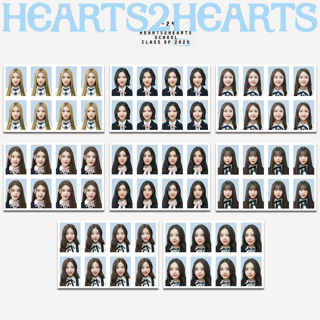 Hearts2Hearts การ์ดขนาดเล็ก H2H สินค้า ID PHOTO 3 ซม. การ์ด PHOTO CHASE ID PHOTO