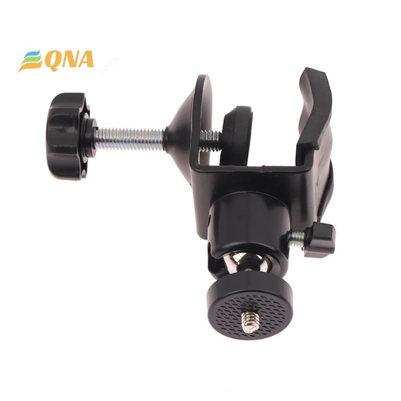 [QNA] แคลมป์โลหะ 360° Mini Ball Head Quick Release Clamp Bracket ขาตั้งกล้อง 1/4 คลิปสกรูสําหรับไฟแฟลช Mic Monitor กล้องใหม่
