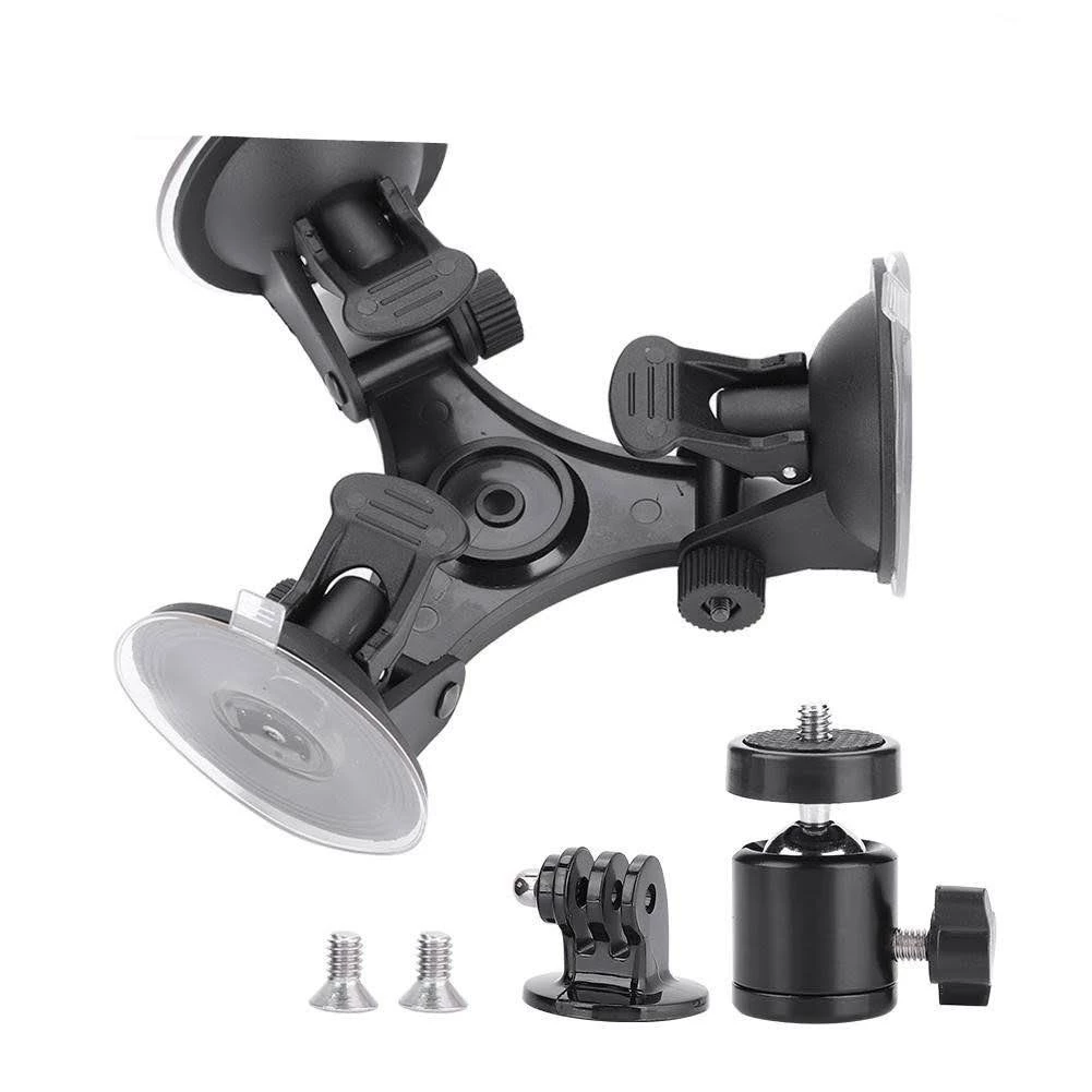 ขาตั้งกล้องดูดกระจก/ขายึดกล้องติดแฮนด์ เกลียว 1/4 สำหรับ GoPro Action Cam thumbnail 5