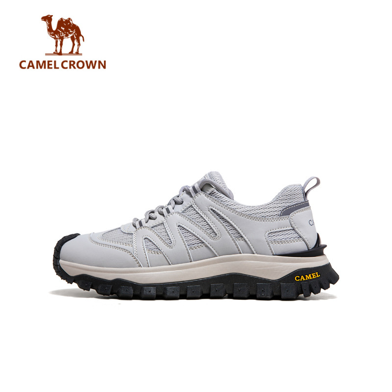CAMEL CROWN รองเท้าเดินป่ากลางแจ้งสําหรับผู้ชายกันลื่น