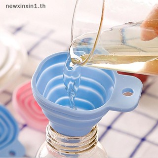 *NT* ซิลิโคนพับช่องทางในครัวเรือน Liquid Dispensing แบบพกพาช…