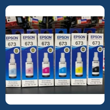 Epson673 หมึกเติมแท้สำหรับ EPSON L-Series L800,L850,L1800