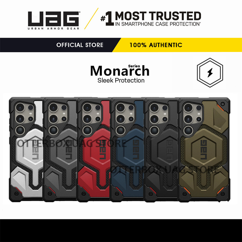 UAG Galaxy S25 Ultra/S24 Ultra / S24+ Plus / S24 / Galaxy S23 Ultra / S23+ Plus / S23 Case Monarch Pro Kevlar Magnetic Cover Premium Protection กันกระแทก Samsung Casing