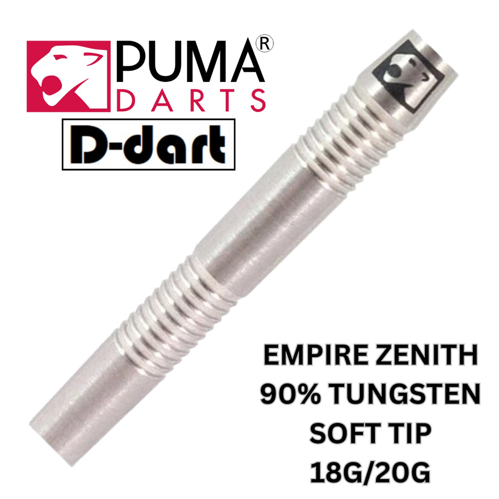 TUNGSTENS SOFT TIP DART - 18G/20G EMPIRE ZENITH 90% TUNGSTEN SOFT DART LEMBUT)