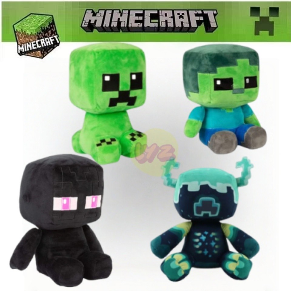 ส่งสินค้าทันที Mc Plush Steve Creeper Enderman Zombie Alex ตุ๊กตาตุ๊กตาของเล่น 2025 Minecraft คอลเลกชันของเล่นเด็ก