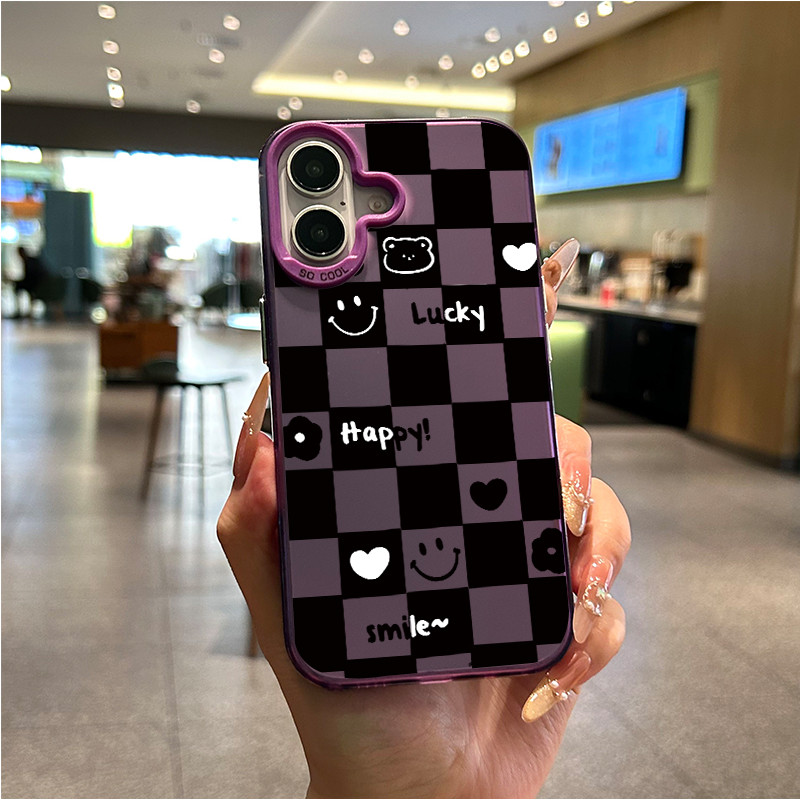 สำหรับ Vivo Y200 Y20 Y20s Y12s Y12A Y17 Y12 Y15 Y11 Y12i Y15A  หมีน้อยสีดำและสีขาวโทรศัพท์วิโว่ V40 V40PRO Y18 Y18s Y18E - รูปที่ 3