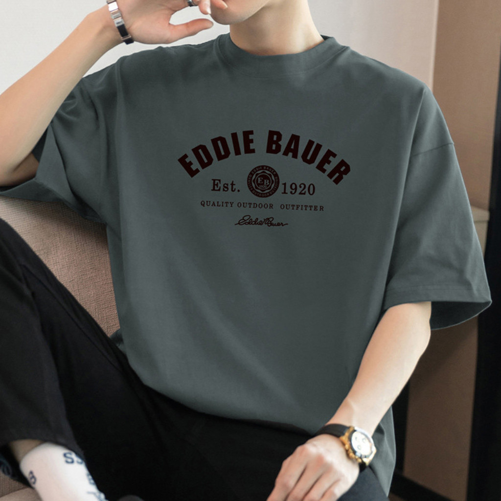 (จัดส่ง 24 ชม.)  เสื้อเชิ้ตแขนสั้นผ้าฝ้ายแท้สไตล์อเมริกันสำหรับผู้ชาย 7 ไซส์ ฤดูร้อน 2025 ใหม่