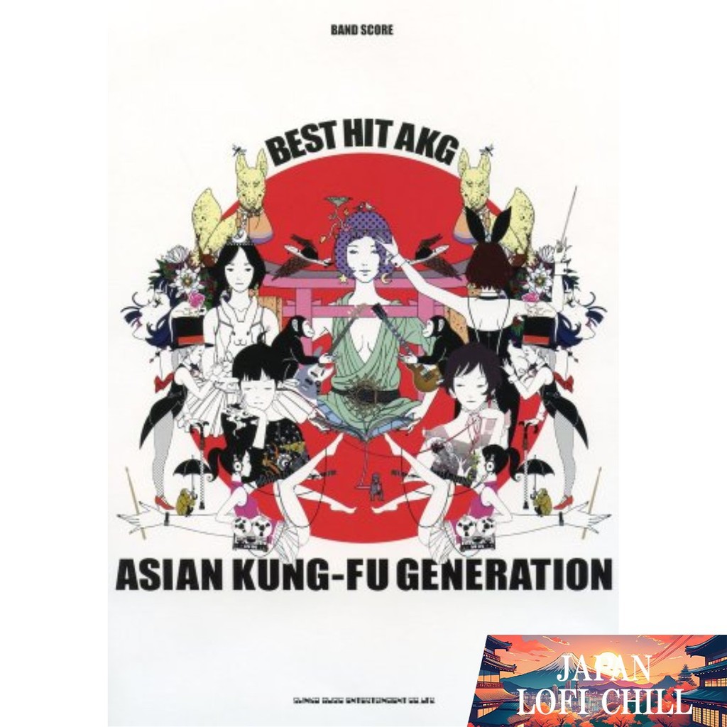 Band Score ASIAN KUNG-FU GENERATION "BEST HIT AKG" รวม 17 เพลงฮิต เช่น “Rewrite”【Straight from Japan