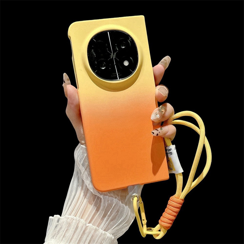 ปลอกผิวสีไล่ระดับสีบางสําหรับ ต่อต้าน ค้นหา N5 N3 ปลอกพร้อมสร้อยข้อมือเชือกเส้นเล็กฮาร์ดกันกระแทกฝาหลัง - รูปที่ 5