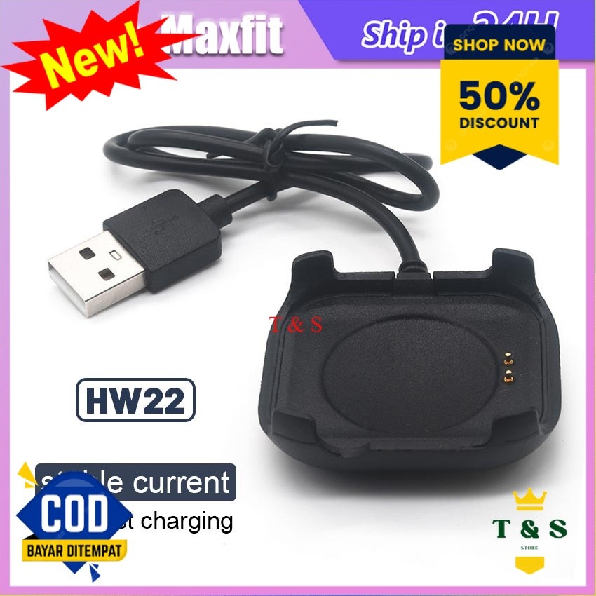 สายชาร์จ USB Huawei Watch HW19 HW22 2 PIN Charger Smartwatch SERIES T500 / T55 / T500+ SERIES 7 Smar