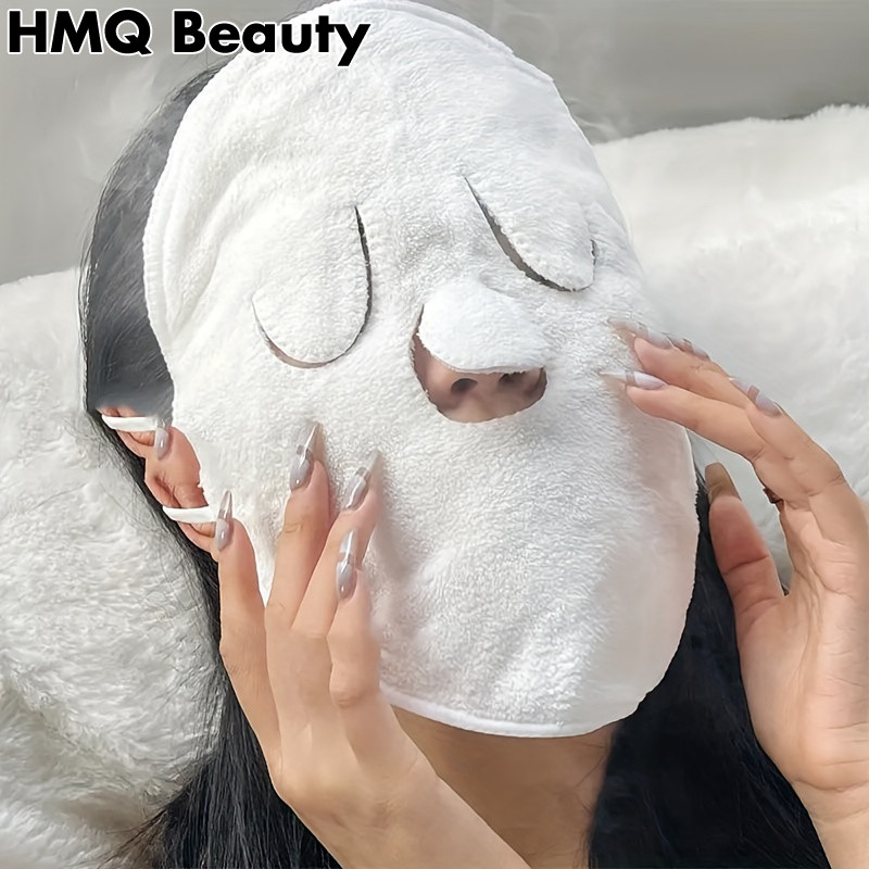 Hot Compress Face Towel Masks Reusable Facial Steamer Towel สําหรับร้อนเย็น Skin Care Moisturizing F