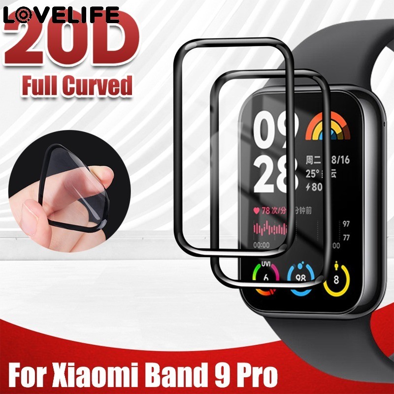 [ แนะนํา] ฟิล์มไฮโดรเจลแบบยืดหยุ่น - ฟิล์ม HD Curved Protecitve - ฝาครอบคอมโพสิต PMMA - ตัวป้องกันหน้าจอป้องกันรอยขีดข่วน - อุปกรณ์เสริมสมาร์ทวอทช์ - สําหรับ Mi Band 7 8 9 Pro