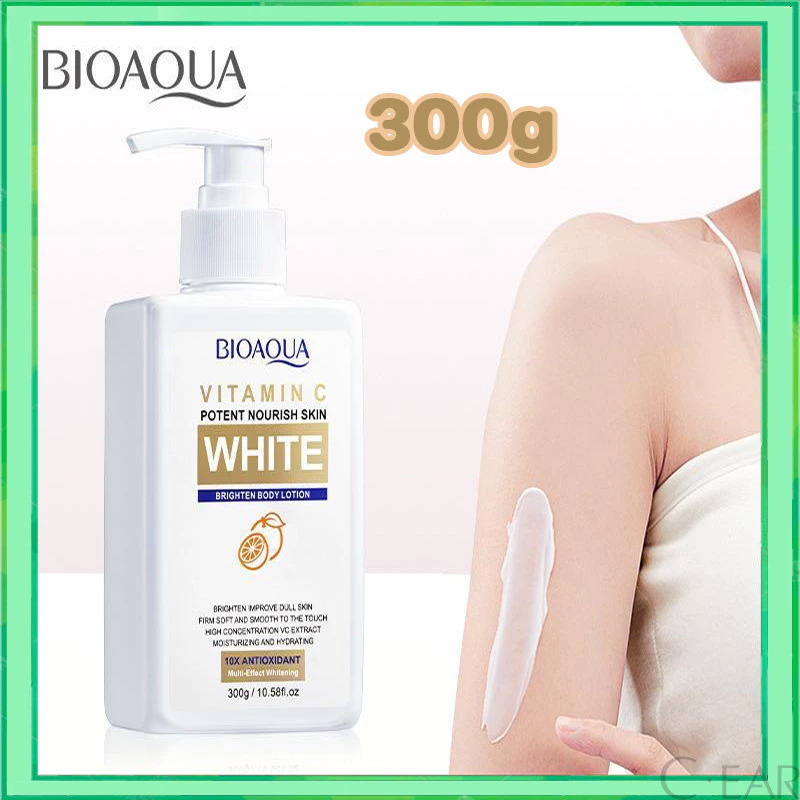 Bioaoua วิตามินซี ไวท์เทนนิ่ง และ บอดี้มิลค์ เพิ่มความกระจ่างใส ให้ความชุ่มชื้น ให้ความชุ่มชื้น และไวท์เทนนิ่งบอดี้มิล