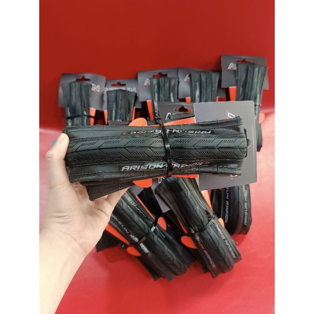 ยางพับ ขอบลวด  Arisun ขนาด 700x25c สำหรับฟิกเกียร์ และ เสือหมอบ
