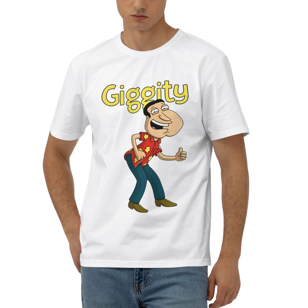 Giggity Family Guy Show เสื้อยืดผ้าฝ้าย