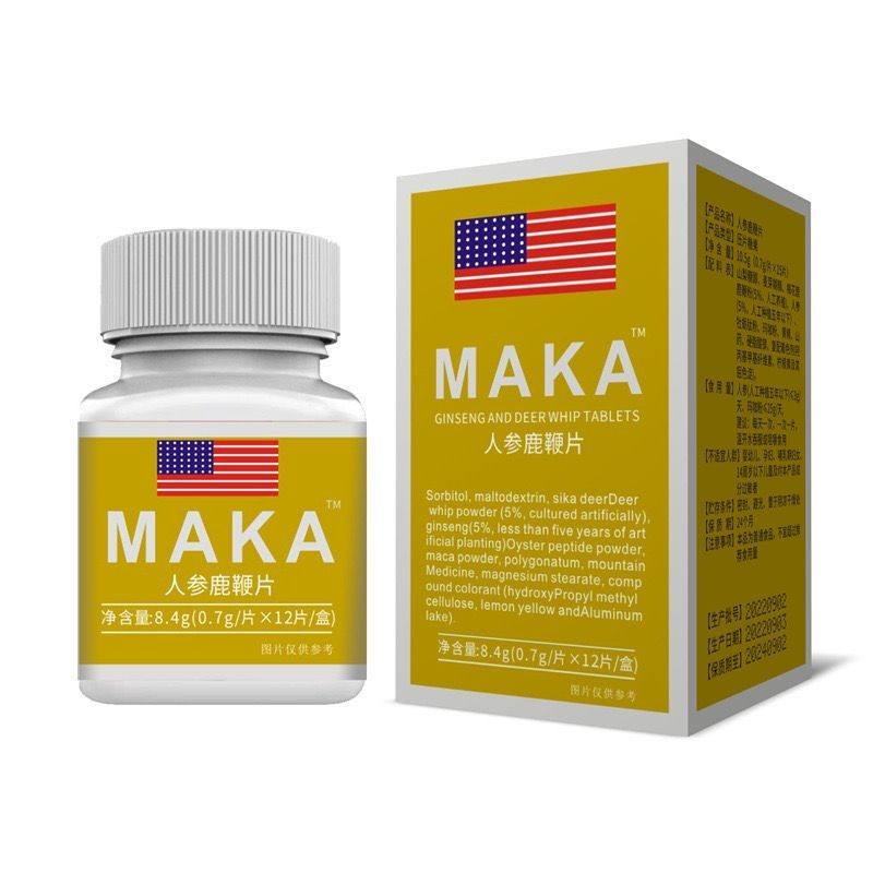 Maka wakit uzartix Diet อาหารเสริมโภชนาการอาหาร Maca Ginseng Deer Whip Slices