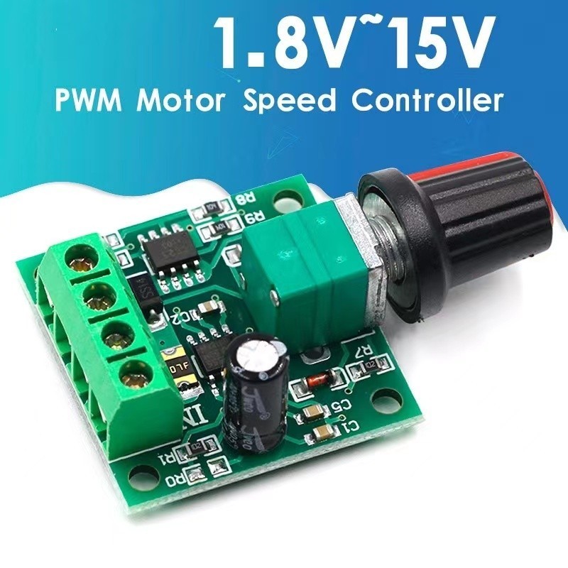 Lala_มอเตอร์ DC คุณภาพสูง 1.8V 3V 5V 6V 12V PWM ตัวควบคุมความเร็ว Potentiometer ลูกบิดชุดสวิตช์