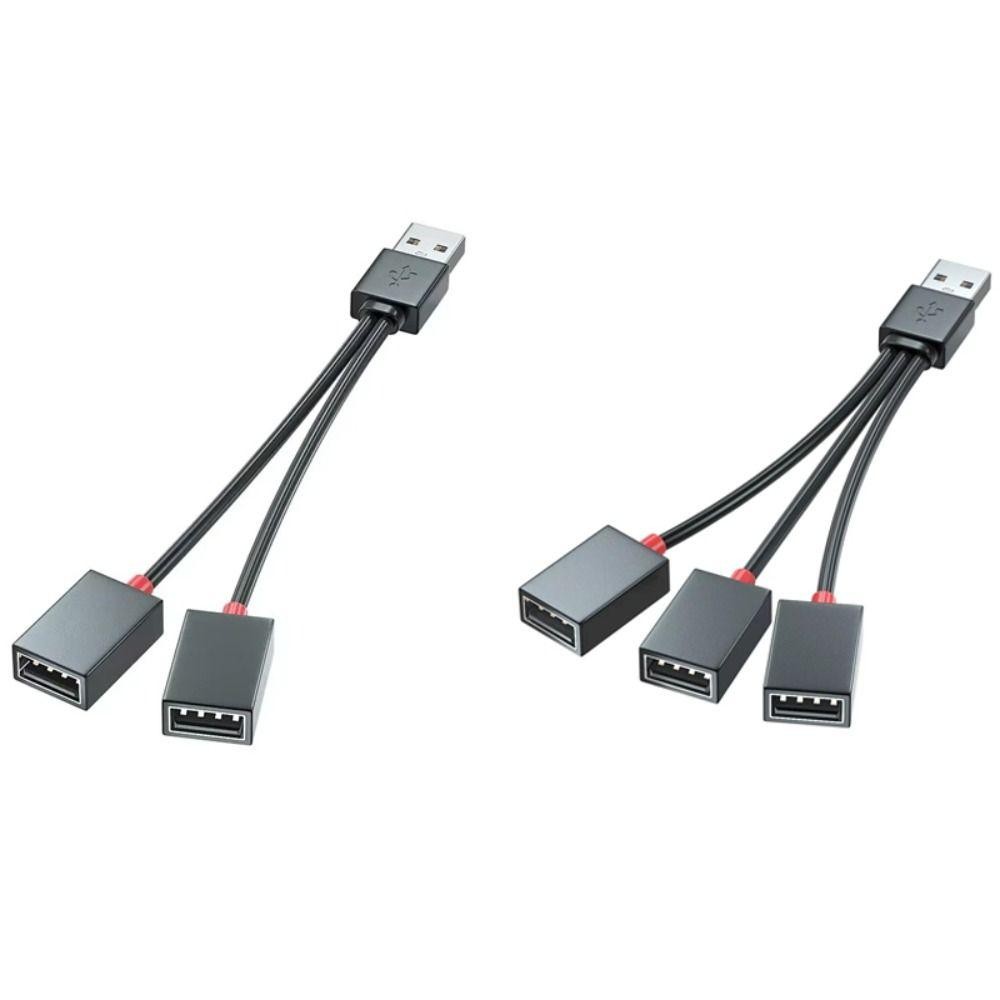 Cossy USB Hub, 3 in 1 Data Transfer USB Splitter, อะแดปเตอร์มัลติฟังก์ชั่น Type C Hub 2 in 1 USB Expander