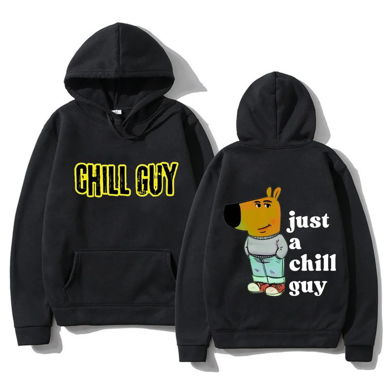 ใหม่ Unisex Just a Chill Guy Meme hoodie ตลกผู้ชาย/ผู้หญิง hoodies Harajuku aesthetic unisex ฤดูหนาว fleece pullover swe