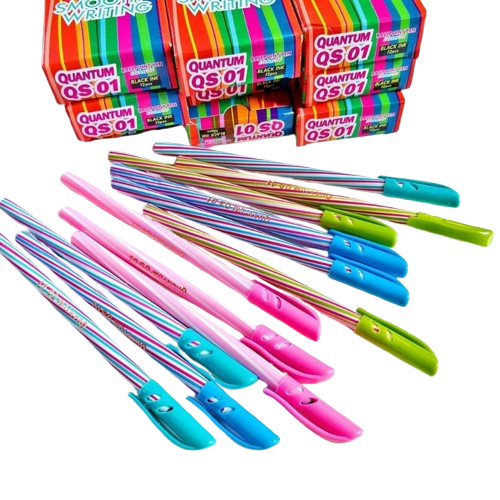 (GET 1 PACK) ปากกาลูกลื่น Quantum QS-01