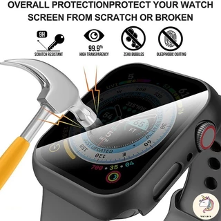กระจกความเป็นส่วนตัว ป้องกันหน้าจอ กันส่อง สําหรับ Apple Watch 10/9/8/7/6/SE/5/4/3 ขนาด 38-46 มม. รองรับ iWatch series 42/41/40/44/45 มม.