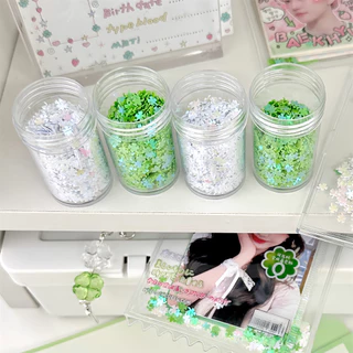 เลื่อมโคลเวอร์สี่ใบ DIY อุปกรณ์บรรจุภัณฑ์ของขวัญวัสดุบรรจุ