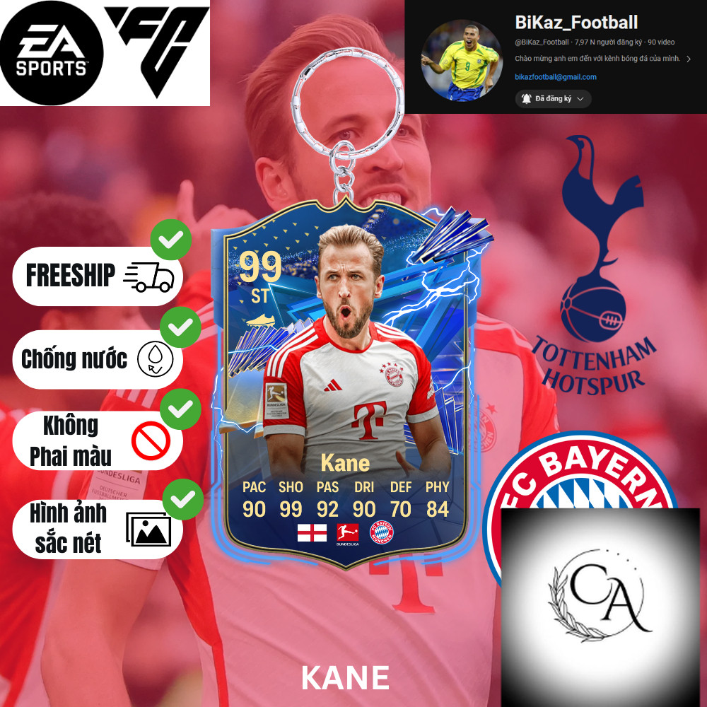 PLAYER KEYCHAIN - BAYERN MUNICH