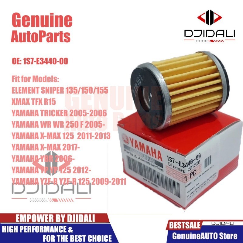 ใหม่กรองน้ํามัน 1S7-E3440-00 สําหรับ ELEMENT SNIPER 135/150/155 XMAX TFX R15 38B-E3440-01