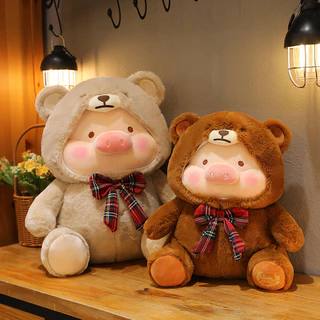 พร้อมจัดส่ง🐷ตุ๊กตาหมู ตุ๊กตายัดนุ่นรูปสัตว์ ของขวัญสําหรับเด็ก น่ารักมาก ปุยนุ่ม ของขวัญวันเกิด ของเล่นตุ๊กตา
