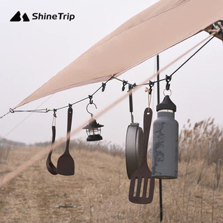 Shine Trip เชือกแขวนของ ห้อยของ อุปกรณ์แคมป์ปิ้ง อเนกประสงค์ เรืองแสงได้