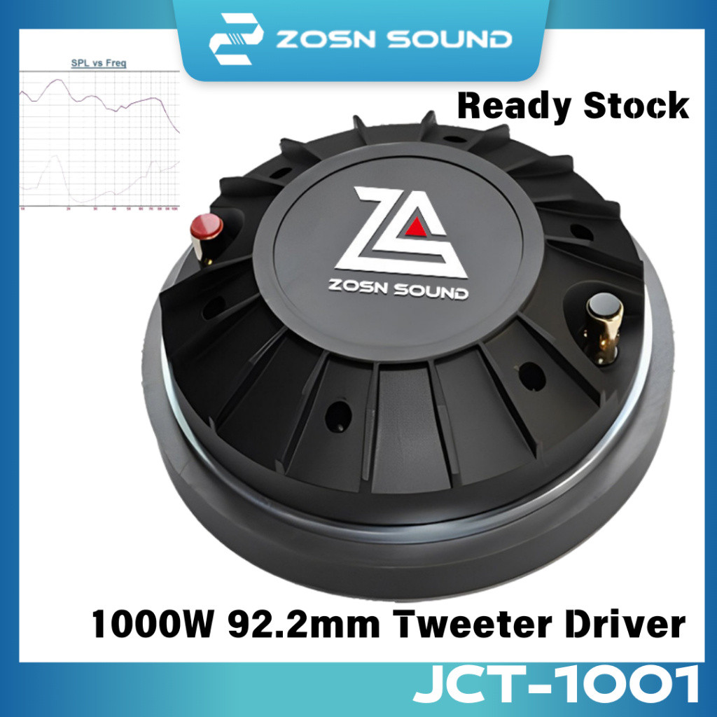 [ZS Audio]1000w Tweeter Driver Unit 92.2mm Tweeter Voice coil Professional Heavy Titanium (JBL/Peave