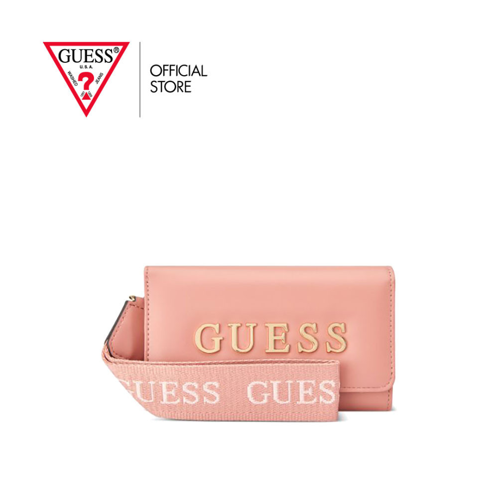 GUESS กระเป๋า รุ่น LG938042 MAISEY SLG PHONE ORGANIZER PINK สีชมพู