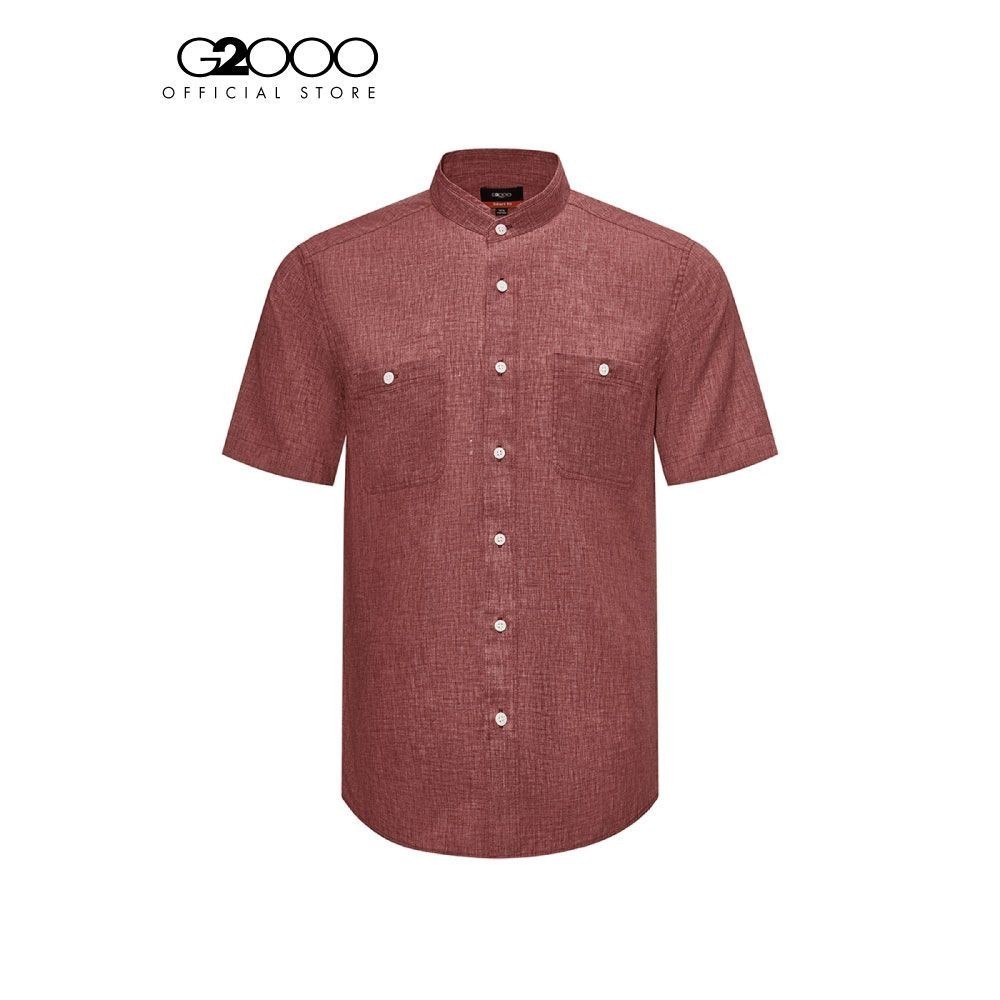 G2000 เสื้อเชิ้ตแขนสั้นลำลองสำหรับผู้ชาย ทรง Smart Fit รุ่น 4113992234 ORANGE