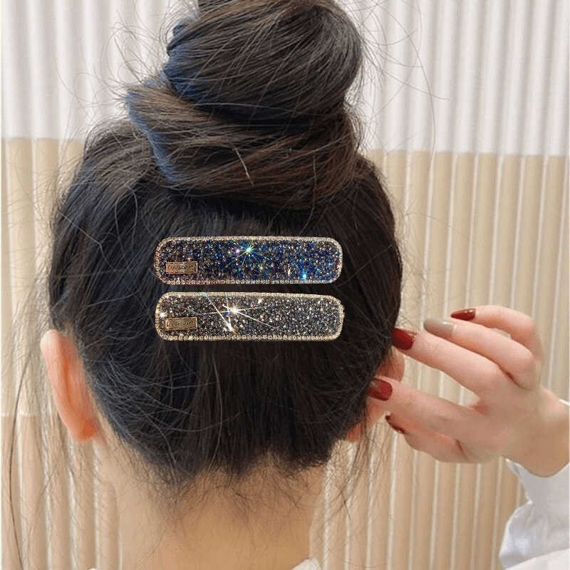 Simple Zircon Hairpin กิ๊บติดผมแฟชั่นเกาหลีอุปกรณ์เสริมผมสําหรับผู้หญิงs ราคา ถูกที่สุด ดีลบีเคเค แกลเลอรีภาพที่ 3