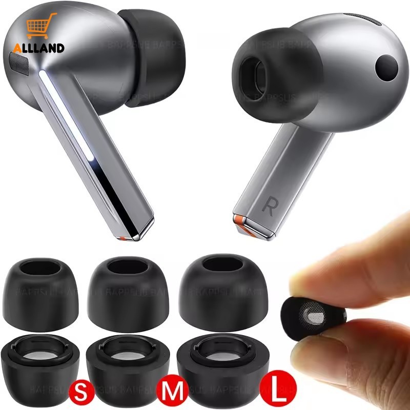 ที่อุดหูโฟมหน่วยความจําที่สะดวกสบายสําหรับ Samsung Galaxy Buds3 Pro ฟองน้ํานุ่มเปลี่ยนจุกหูฟังสําหรั