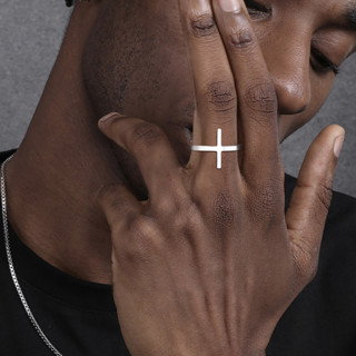 VNOX วีน็อกซ์ ข้ามเปิดแหวนปรับได้สําหรับผู้ชายผู้หญิง,แหวนไม…