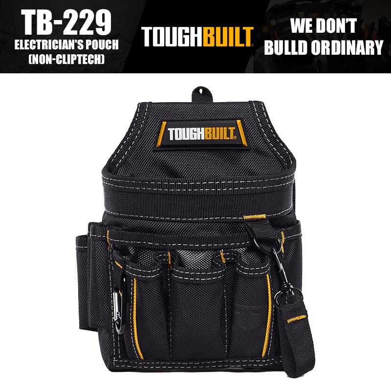 กระเป๋าช่างไฟฟ้าอเนกประสงค์ ToughBuilt TB-229 (ไม่ใช่คลิปเทค) ถุงบรรจุภัณฑ์เครื่องมือ