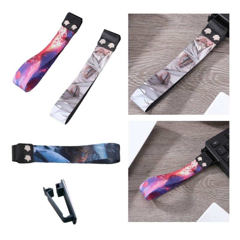 Camp Stylish Twill Design ที่ถอดออกได้ Wooting Keyboards Strap สําหรับผู้ที่ชื่นชอบอนิเมะ